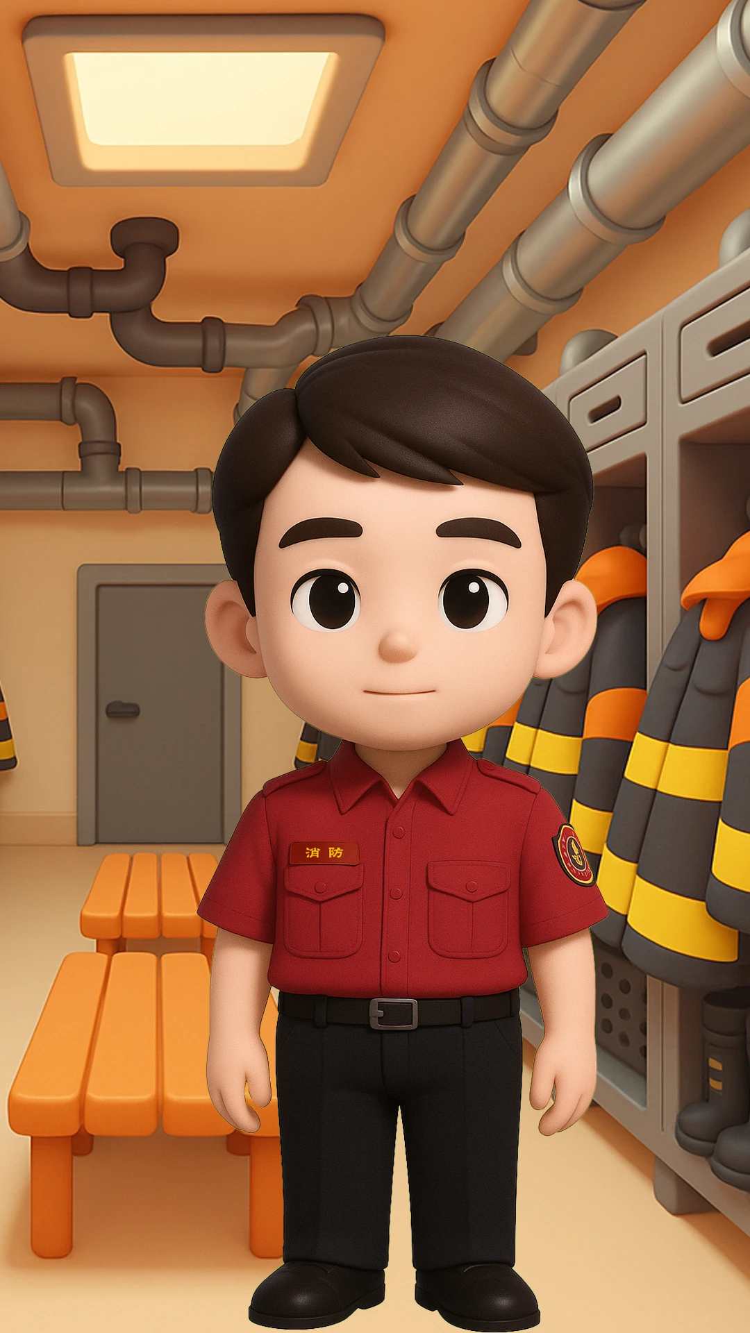 消防署－Q 版人物