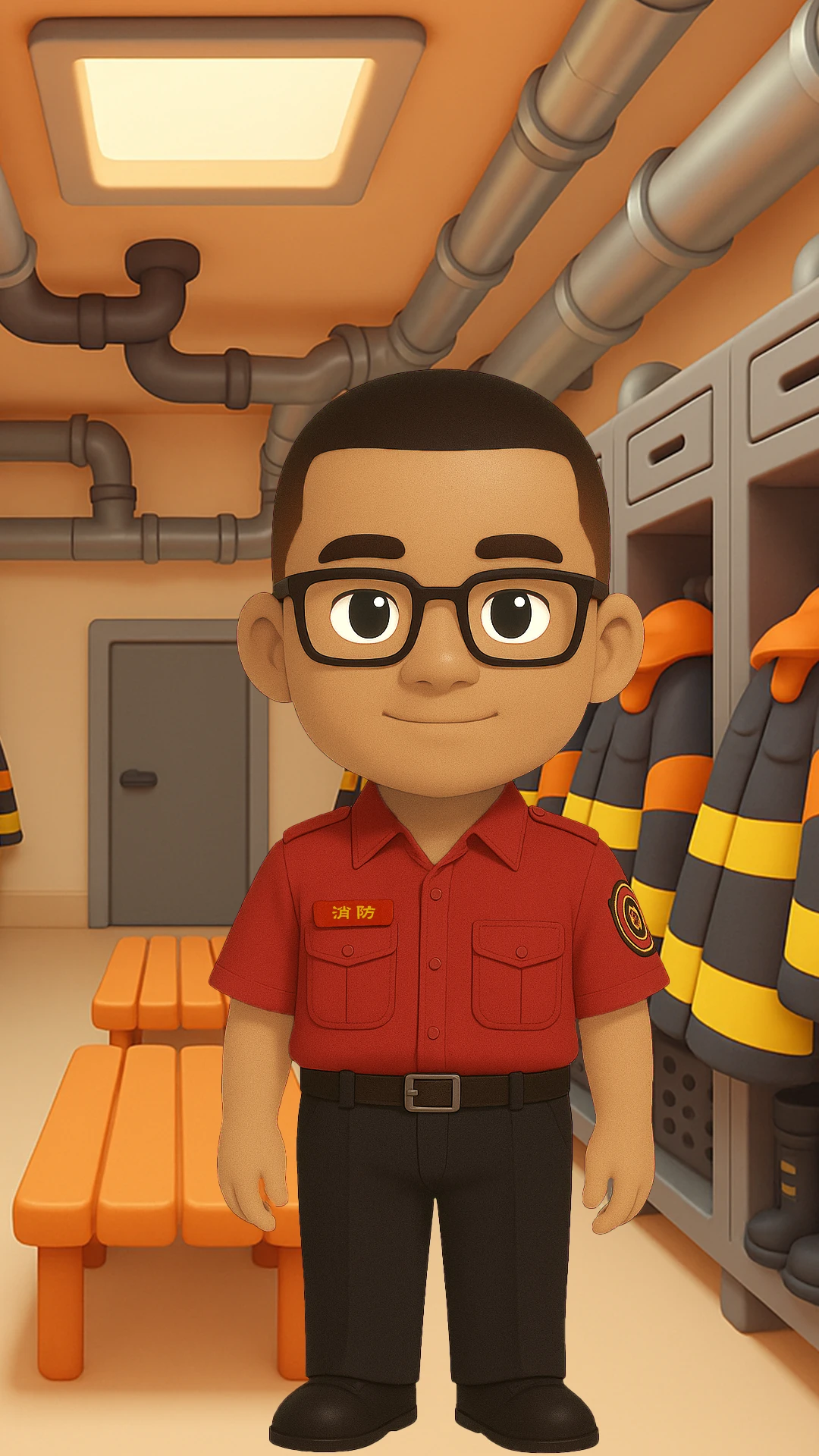 消防署－Q 版人物